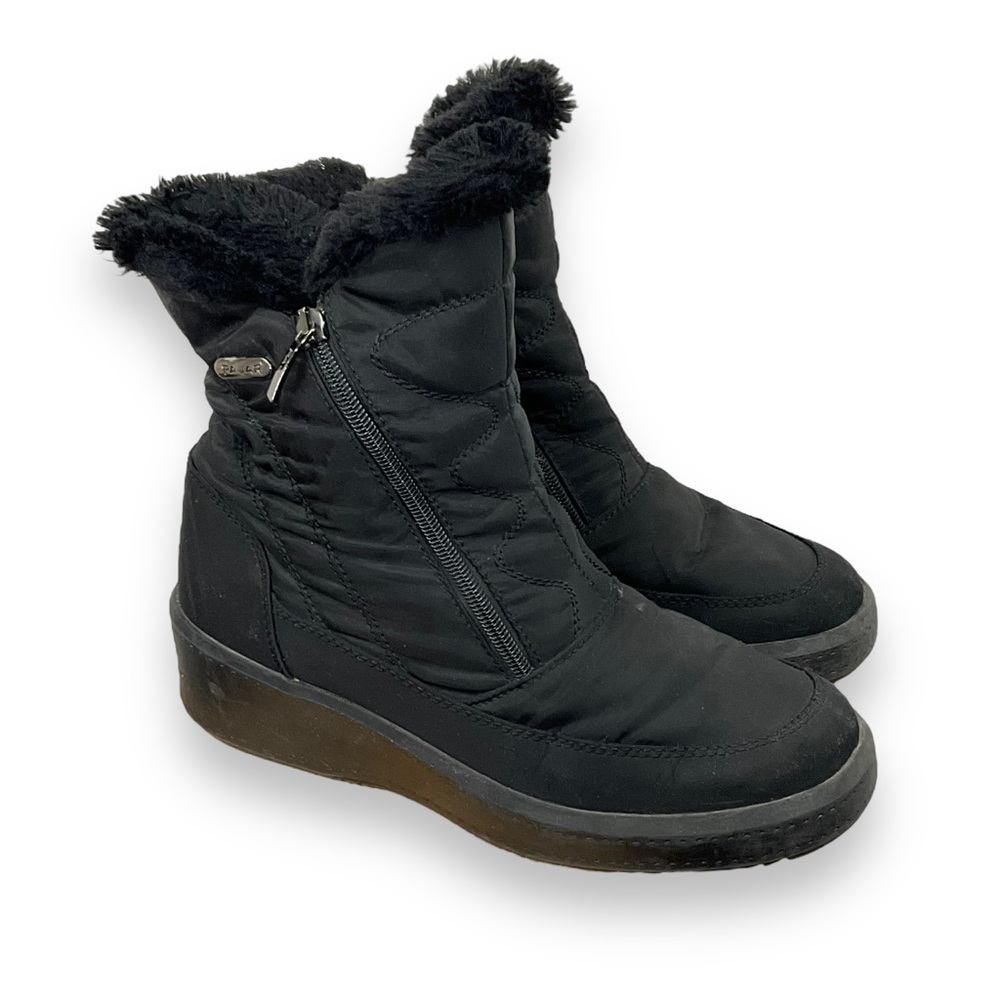 Pajar Boots Women’s Veronica 2.0 Winter Booties Winter Black Warm Snow Size 8.5 - Picture 1 of 13